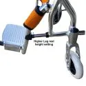 Light Manual Compact Aluminium Wheelchair with Foldable Backrest and Attendant Handbrakes-FREEWHEELS