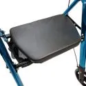 Practical Durable 4 Wheel Rollator Frame with Backrest Support Adjustable Height