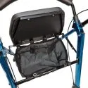 Practical Durable 4 Wheel Rollator Frame with Backrest Support Adjustable Height