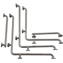 L Shaped Corner Grab Rail With 90 Degree high-quality Connected Bracket for two Walls