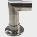 2X PIECES 90 Degree Elbow Rail Wall Floor Mounted connector Joint