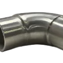 2X PIECES 90 Degree Stainless Steel Corner Tube Joiner Balustrade Handrail Fittings