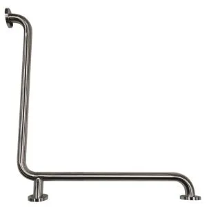 90 Degree corner L shape grab rails for showers and bathrooms 650*650mm