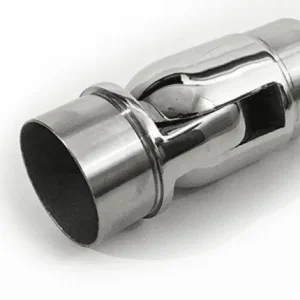 2X PIECES Adjustable Angle Stainless Steel Fittings Between Two Railing Connections
