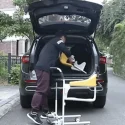 Transfer Commode and Over Toilet Wheelchair 100 kg weight capacity Homes, Aged Cares and Hospitals- iMOVE