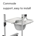 Transfer Commode and Over Toilet Wheelchair 100 kg weight capacity Homes, Aged Cares and Hospitals- iMOVE