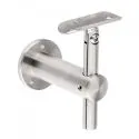 2X PIECES Balustrade Short Stem Adjustable Angle Wall Mounted Elbow Bracket