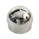 2X PIECES STAINLESS STEEL ROUND END CAP TUBE Fitting