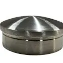 2X PIECES STAINLESS STEEL ROUND END CAP TUBE Fitting
