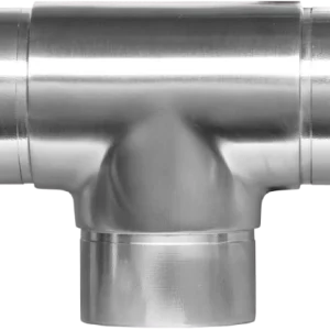 3-Way Flush "T" Joint for 50.8mm Round Stainless Steel for Home Modification