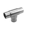 3-Way Flush T Joint for 50.8mm Round Stainless Steel for Home Modification