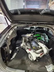 Smart Lift Boot Hoist with remote control for wheelchairs and scooters 