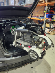 Wheelchair/Scooter Boot Hoist Car conversion for disability and aged cares