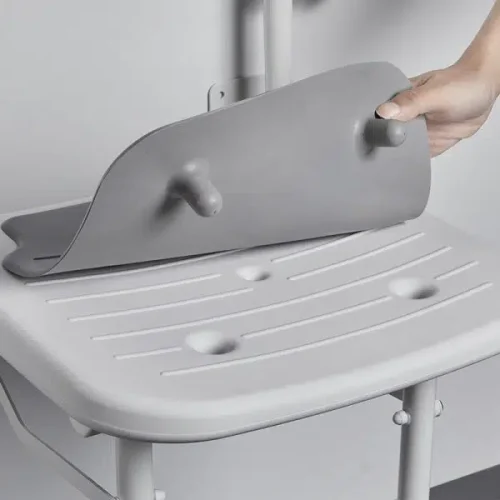 Wall Mounted Foldable Heavy-duty Shower Chair weight capacity 190kg-5 Wall Mounted Foldable Heavy-duty Shower Chair weight capacity 190kg
