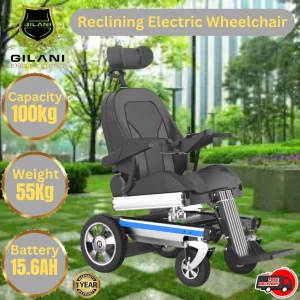Electric Reclining Wheelchair with Swivel Seat & Zero-Gravity Recline | Easy Transfers