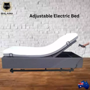 GM Homecare Bed: Remote-operated Massage, LED and USB charger (Mattress included)