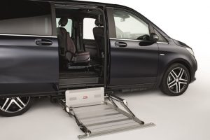 Side Entry Wheelchair Accessible Vehicle Conversion | Gilani Engineering Automatic Side Wheelchair Cassette Ramp Access Vehicle