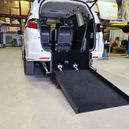 Honda Odyssey Third Row Rear Wheelchair Mobility Access Car Conversion-5 Honda Odyssey Third Row Rear Wheelchair Mobility Access Car Conversion