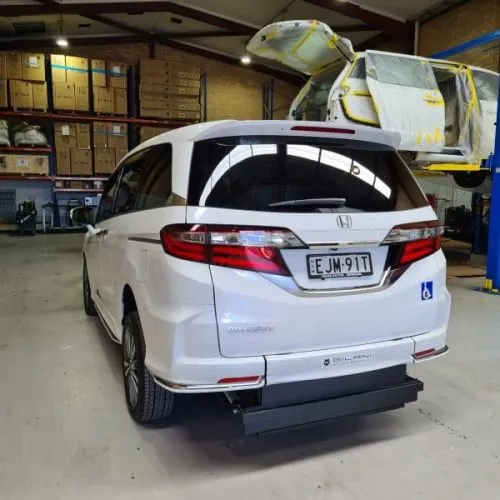 Honda Odyssey Third Row Rear Wheelchair Mobility Access Car Conversion-8 Honda Odyssey Third Row Rear Wheelchair Mobility Access Car Conversion