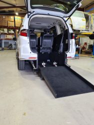 Honda Odyssey Third Row Rear Wheelchair Mobility Access Car Conversion