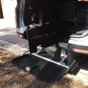 Wheelchair Accessible Vehicle with No Ramp Design - Internal Elevator!