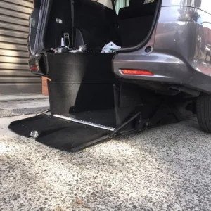 Wheelchair Accessible Vehicle with No Ramp Design - Internal Elevator!