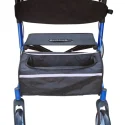 4 wheel Rollator light weight with wide Seat Aluminium walking NDIS and Aged care Approved