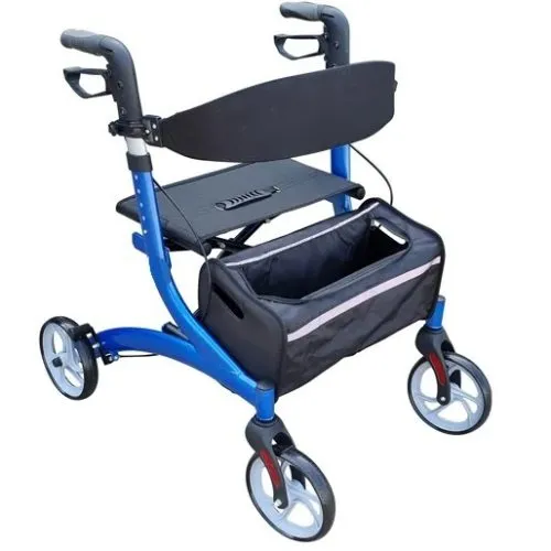 4 wheel Rollator light weight with wide Seat Aluminium walking NDIS and Aged care Approved-8 4 wheel Rollator light weight with wide Seat Aluminium walking NDIS and Aged care Approved