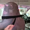 Sneeze Guard Safety COVID Screen for Taxies and Ride share Vehicles