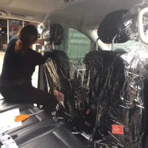 Sneeze Guard Safety COVID Screen for Taxies and Ride share Vehicles-7 Sneeze Guard Safety COVID Screen for Taxies and Ride share Vehicles