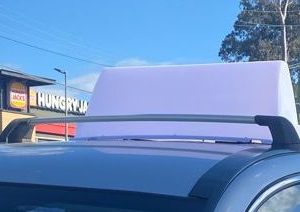 Driving School Roof Sign for cars with Super Bright LED light option