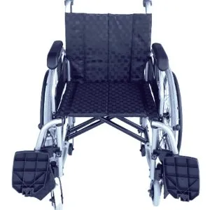 Complete Pushchair: Multi Adjustable Lightweight Manual Push wheelchair