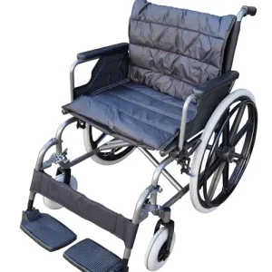 Bariatric Manual Wheelchair with Removable leg rests Foldable 130kg weight capacity-Premium Bariatric Wheelchair