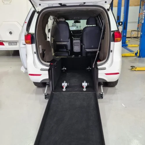 Kia Third Row Wheelchair Accessible Taxi Conversion - WAT-1 Kia Third Row Wheelchair Accessible Taxi Conversion - WAT