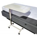 Overbed Table on Wheels for Books, Laptops and Meals