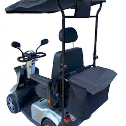 Canopy with Shopping Basket for Power Mobility Scooter-MINIAUTO-3 Canopy with Shopping Basket for Power Mobility Scooter-MINIAUTO