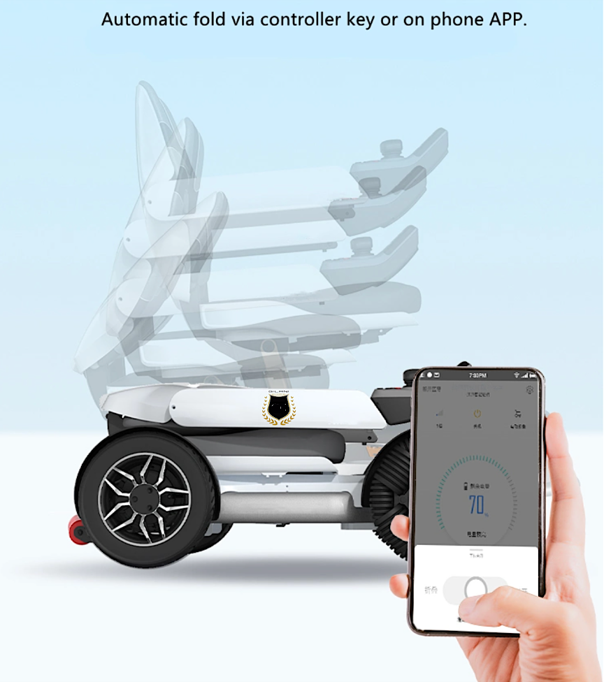 Luxury Heavy Duty Electric wheelchair with built in Gyroscope sensor for disability or elderly NDIS approved