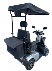 Canopy with Shopping Basket for Power Mobility Scooter-MINIAUTO Canopy with Shopping Basket for Power Mobility Scooter-MINIAUTO