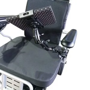 Heavy Duty Adjustable iPad Holder for wheelchair electric and manual wheelchairs