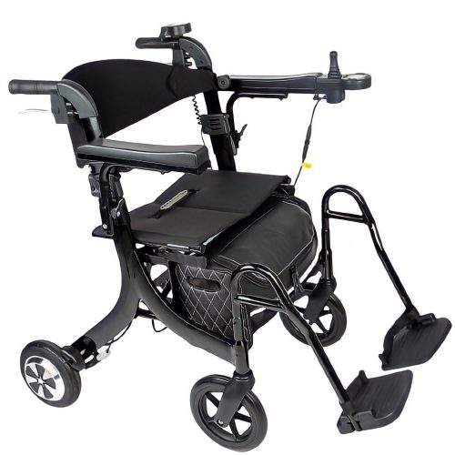 Power Rollator Aluminium Walking Frame with Corded Remote Control-The STELLAR-ILS