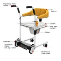 Transfer Commode and Over Toilet Wheelchair-iMOVE Plus Air Hawk Electric Folding Wheelchair-Sale Package Deal