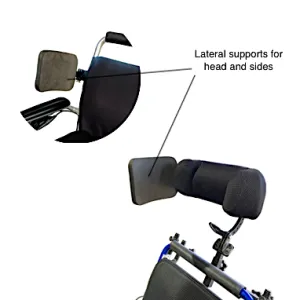 Lateral supports for head and sides