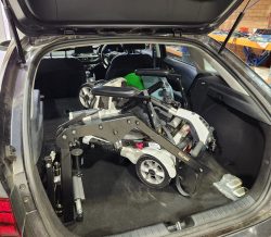 Foldable Wheelchair Boot Hoist: Best Wheelchair Boot Hoist for Compact Vehicles BT-60 Wheelchair hoist lifting wheelchair into vehicle boot