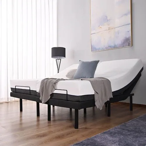 foldable electric bed3 The Sleeptime adjustable bed base