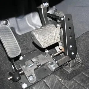 Inversion Pedal Accelerator on the Floor: Accelerate Car with Left Leg-Fadiel