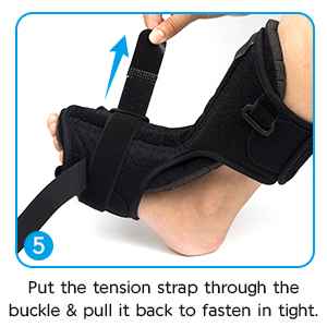 Upgraded Plantar Fasciitis Night Splint - Morning Foot Pain Relief