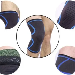 Knitted Nylon Knee Pads Support Men and Women Warm Knee Pad-Short Sleeve Knee Pad