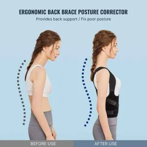 Adjustable Posture Corrector Back Brace тАУ Upper & Lower Back Support