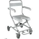 Bath Bench and Commode Mobile Chair Comfortable Seating and Stability for Bathing