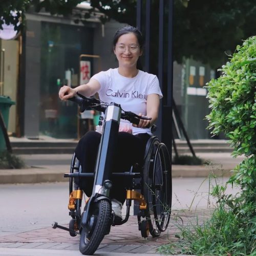 MT02 Electric Handbike for Wheelchair - Wheelchair Attachment-1 MT02 Electric Handbike for Wheelchair - Wheelchair Attachment
